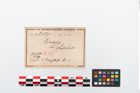 Etikett zu Keramikgefäßfragment (NHMW-PRAE-024575)